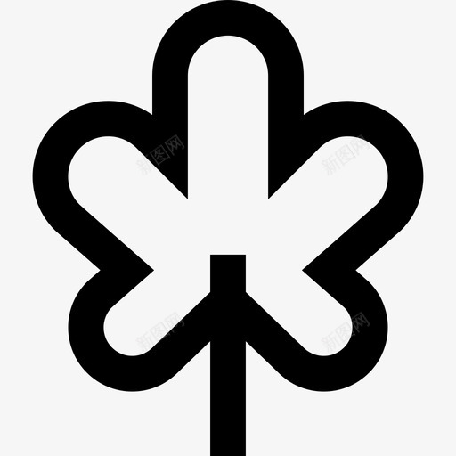叶秋季4线形图标svg_新图网 https://ixintu.com 叶 秋季4 线形