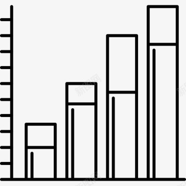 柱状图办公和商务2128px行图标图标