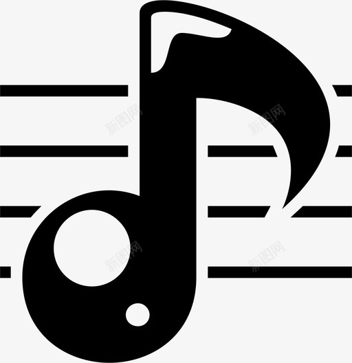 音乐音阶节奏图标svg_新图网 https://ixintu.com 节奏 音乐 音符 音调 音阶
