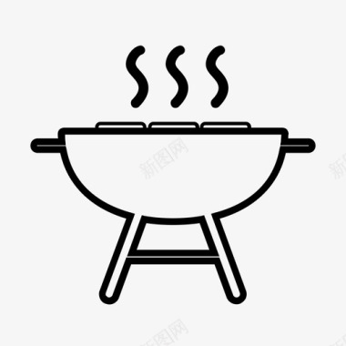 烧烤食物肉图标图标