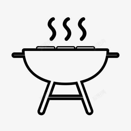 烧烤食物肉图标svg_新图网 https://ixintu.com 烤肉 烧烤 肉 食品和饮料 食物