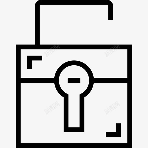 锁定用户3线性图标svg_新图网 https://ixintu.com 用户3 线性 锁定