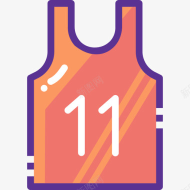 篮球运动22线性颜色图标图标
