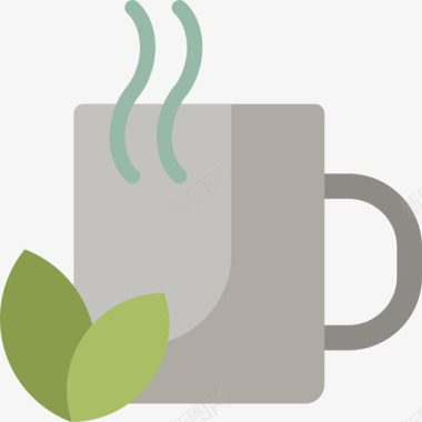 热饮咖啡和早餐2无糖图标图标