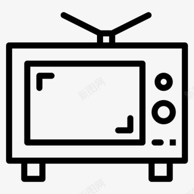 电视监视器电气设备图标图标
