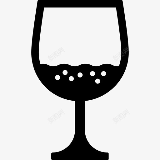 酒杯食品和饮料7固体图标svg_新图网 https://ixintu.com 固体 酒杯 食品和饮料7