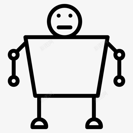 机器人手臂自动化图标svg_新图网 https://ixintu.com 半机器人 手臂 机器人 科技线 自动化