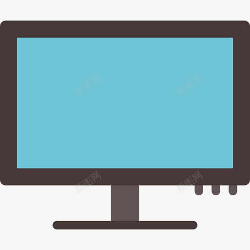 电视屏幕通信和媒体2平板图标svg_新图网 https://ixintu.com 平板 电视屏幕 通信和媒体2