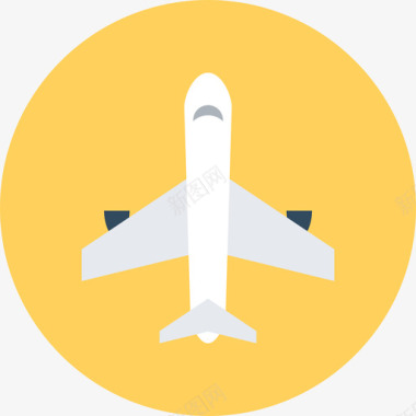 飞机酒店和服务图标图标
