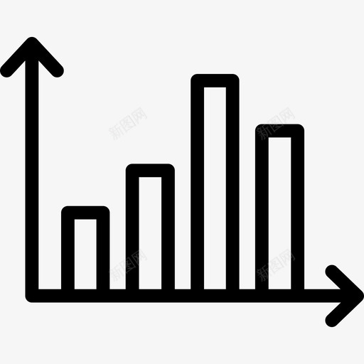 条形图搜索引擎优化和在线营销2线性图标svg_新图网 https://ixintu.com 搜索引擎优化和在线营销2 条形图 线性