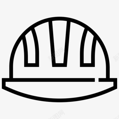 头盔建筑帽子图标图标