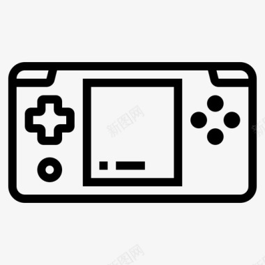 控制台游戏按钮手持游戏控制台图标图标