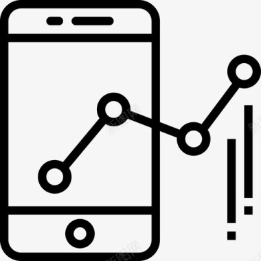 分析业务6线性图标图标