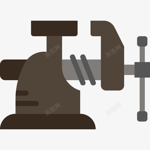 平头结构虎钳图标svg_新图网 https://ixintu.com 平头结构虎钳