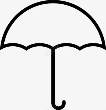 雨伞保护伞防雨图标图标