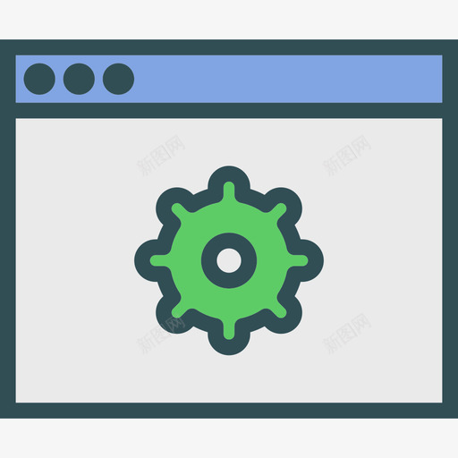 浏览器技术线性颜色图标svg_新图网 https://ixintu.com 技术 浏览器 线性颜色