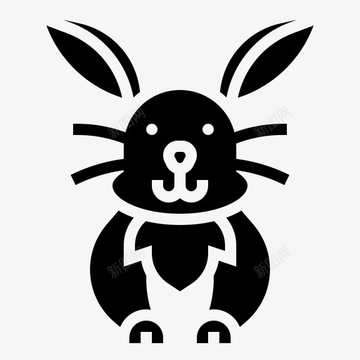 兔子动物哺乳动物图标svg_新图网 https://ixintu.com 兔子 动物 哺乳动物 背包客铭文