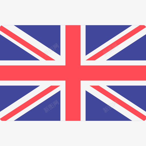 英国国际旗帜长方形图标svg_新图网 https://ixintu.com 国际旗帜 英国 长方形