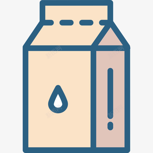 牛奶饮料和饮料2线性颜色图标svg_新图网 https://ixintu.com 牛奶 线性颜色 饮料和饮料2