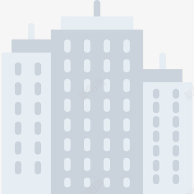 摩天大楼房地产10栋公寓图标图标
