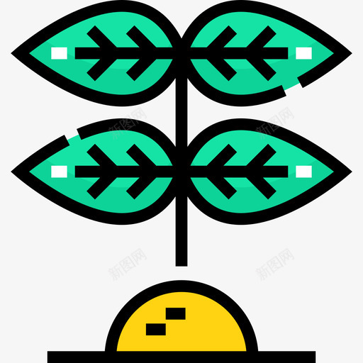 植物生态学15线状颜色图标svg_新图网 https://ixintu.com 植物 生态学15 线状颜色
