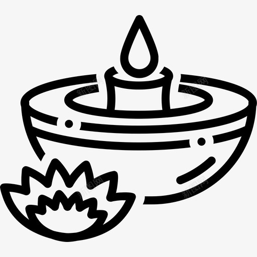 蜡烛庆祝火焰图标svg_新图网 https://ixintu.com 庆祝 水疗 火焰 灯光 蜡烛