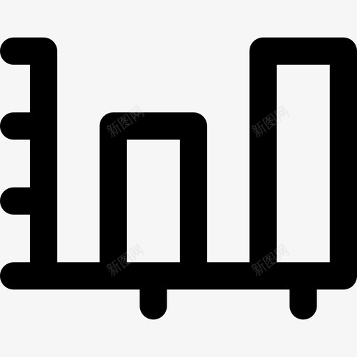 柱状图科学研究9直线图标svg_新图网 https://ixintu.com 柱状图 直线 科学研究9