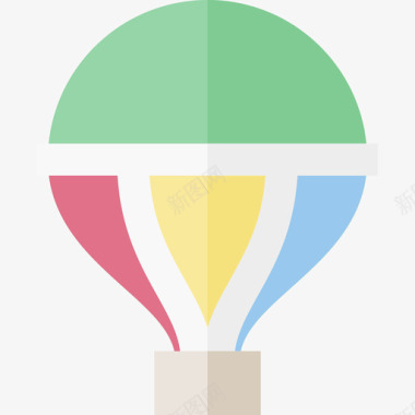热气球马戏团7号平的图标图标