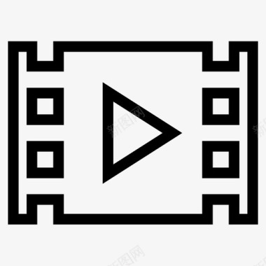 视频电影视频应用程序图标图标