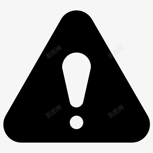 警告标志注意警告图标svg_新图网 https://ixintu.com 危险 感叹号 注意 生物危害标志图标 警告 警告标志