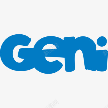 Geni手绘社交网络颜色图标图标