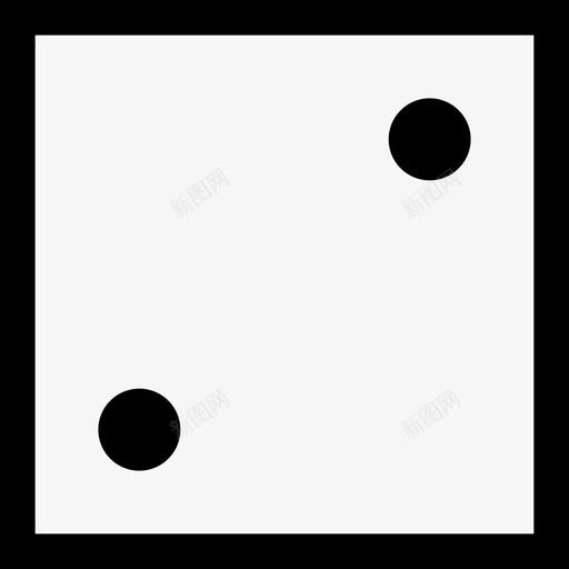 骰子形状集合线性图标svg_新图网 https://ixintu.com 形状集合 线性 骰子