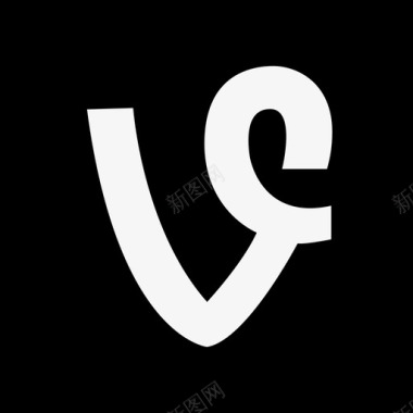 Vine社交媒体社交网络徽标图标图标