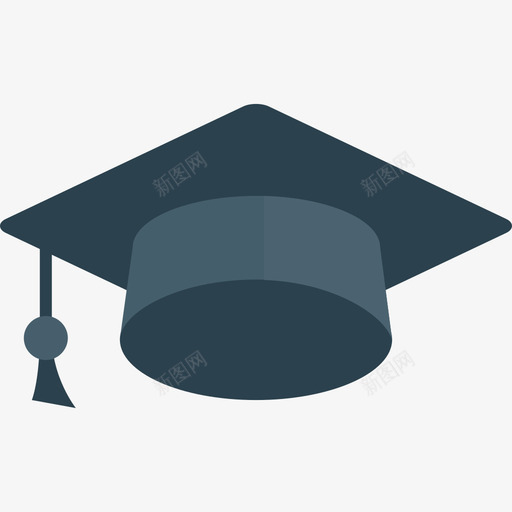 Mortarboard基本平面图标svg_新图网 https://ixintu.com Mortarboard 基本平面图标
