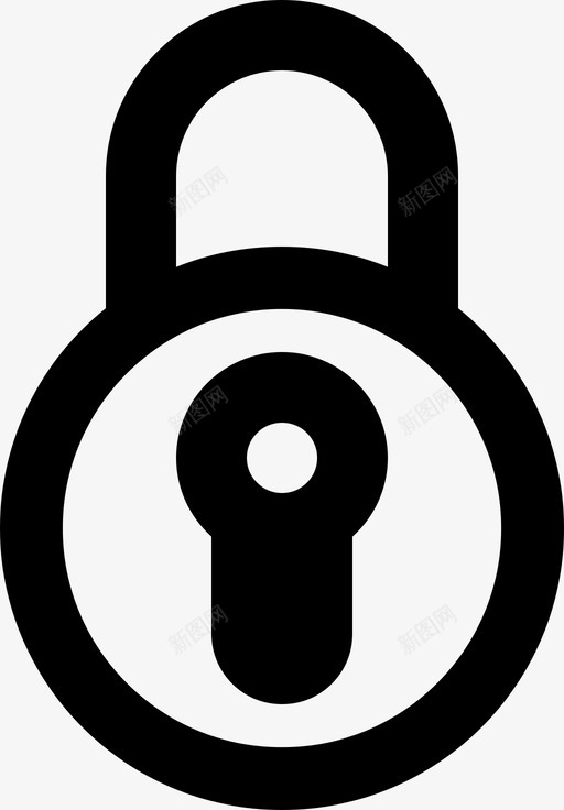 锁密码私人图标svg_新图网 https://ixintu.com 世界各地 安全 密码 私人 锁