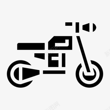 摩托车运输运输固定装置图标图标