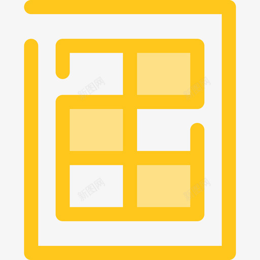 财务手册员工组织3黄色图标svg_新图网 https://ixintu.com 员工组织3 财务手册 黄色