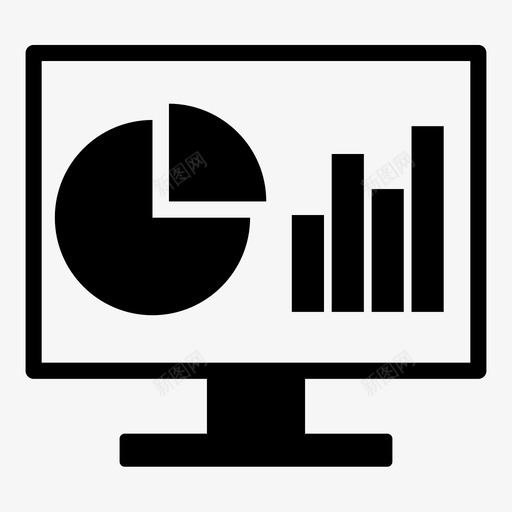 管理分析图表计算机屏幕图标svg_新图网 https://ixintu.com 仪表板 决策 图表 数据 管理分析 管理咨询 计算机屏幕