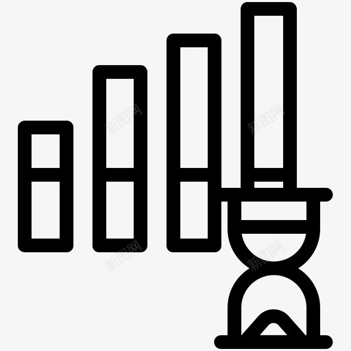 图表分析时间图标svg_新图网 https://ixintu.com 分析 图表 时间