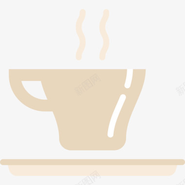咖啡杯咖啡厅2公寓图标图标
