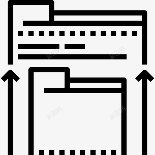 共享商业和技术收集线性图标svg_新图网 https://ixintu.com 共享 商业和技术收集 线性