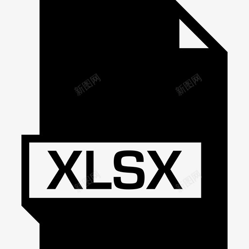 Xlsx文件名glyph填充图标svg_新图网 https://ixintu.com Xlsx 填充 文件名glyph