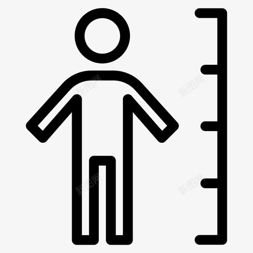 身高svg_新图网 https://ixintu.com 身高