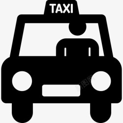 专业司机出租车司机专业象形图填充图标高清图片