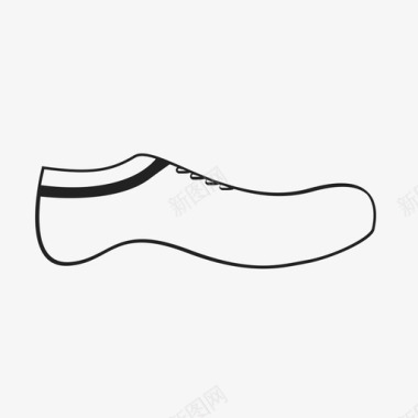 鞋绳子简单图标图标