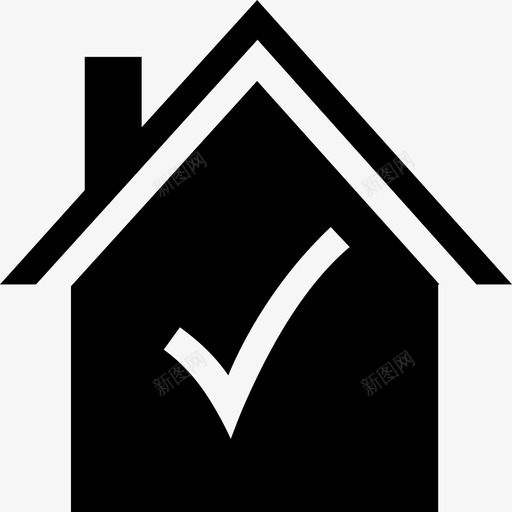 房屋建筑物财产保护图标svg_新图网 https://ixintu.com 建筑物 房屋 财产保护