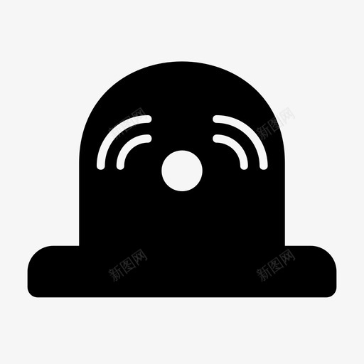 警报器紧急情况灯光图标svg_新图网 https://ixintu.com wifi 保安 灯光 紧急情况 警察 警报器