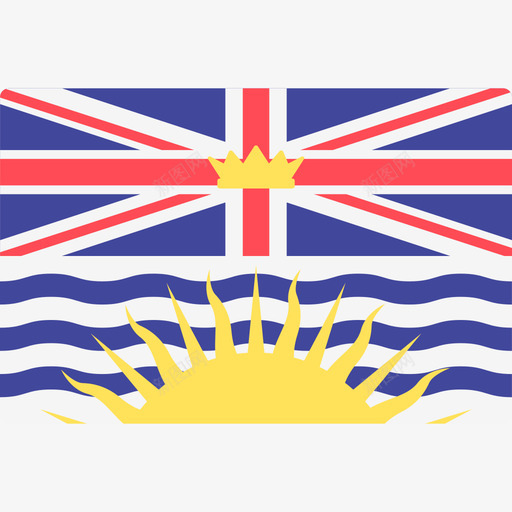不列颠哥伦比亚省国际旗帜矩形图标svg_新图网 https://ixintu.com 不列颠哥伦比亚省 国际旗帜 矩形