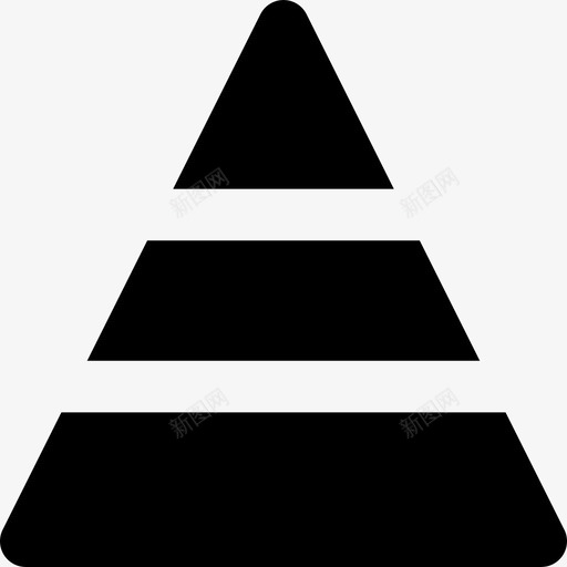 金字塔形业务元素集填充图标svg_新图网 https://ixintu.com 业务元素集 填充 金字塔形