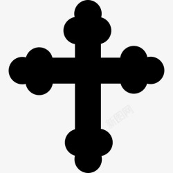收藏文章填充十字架宗教收藏填充图标高清图片